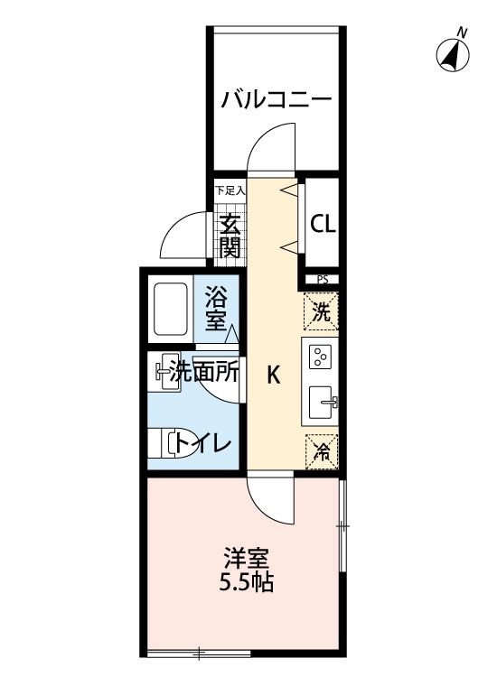Fleur chiba (フルールチバ)の間取り