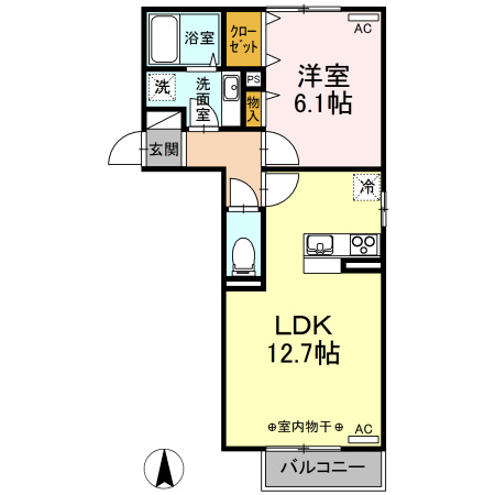 ラフィーネ フジの間取り