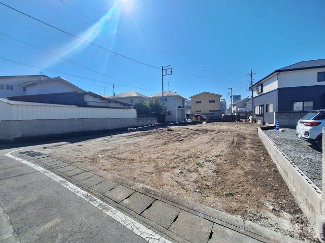 高崎市飯塚町売土地の外観|北道路より撮影