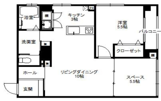 ワコーレアルテ上筒井の間取り