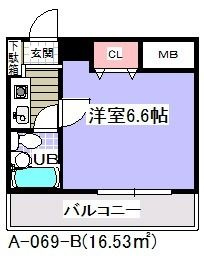 ローズマンションA69番館の間取り