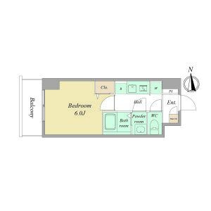 ArtizA瓦屋町Ⅱの間取り
