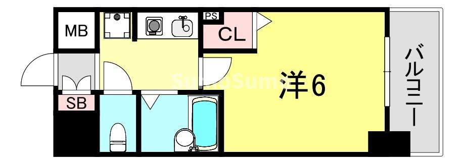エステムコート神戸西の間取り