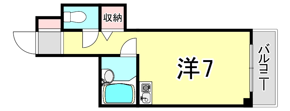 ブランシュ甲東園の間取り