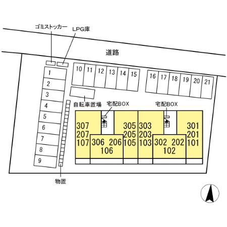 シャノワールの区画図