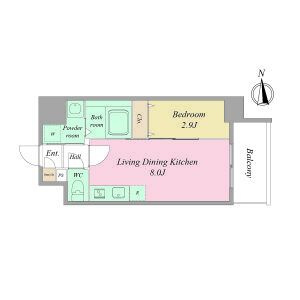ArtizA瓦屋町Ⅱの間取り