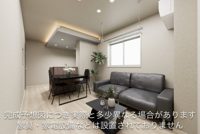 レーヴ・クレール東中央|※完成予想図につき、実物とは多少異なる場合があります。