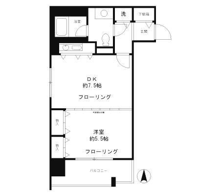 コート住吉の間取り