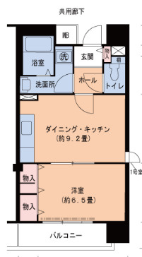 フレール新開地3丁目の間取り