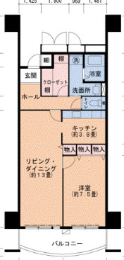 キャナルタウンウェスト2号棟の間取り