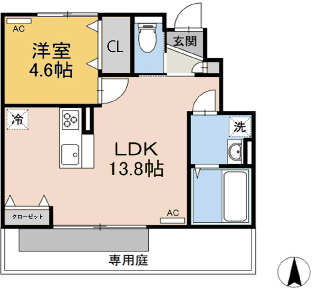 シャンティの間取り