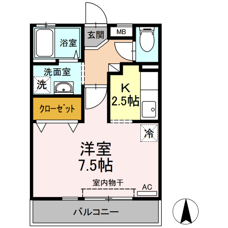 リヴェールＮＦ小杉の間取り