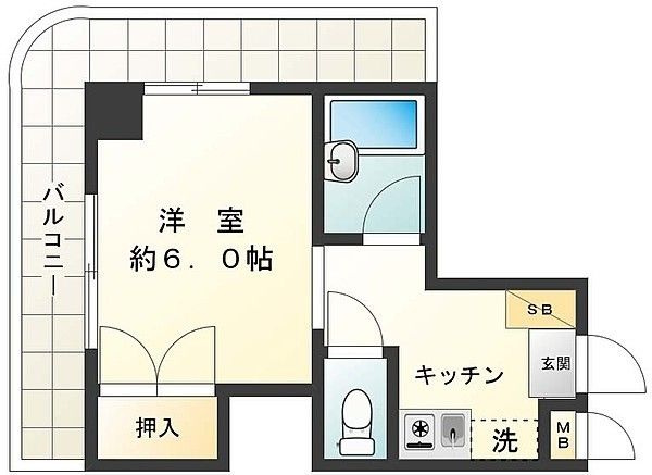 勝どき第三関根ビルの間取り