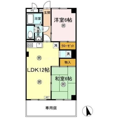 ハイライズ遠藤の間取り