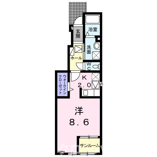 ル・クール　Ⅱの間取り