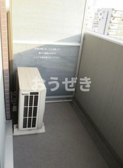 ヴェルト浅草のバルコニー