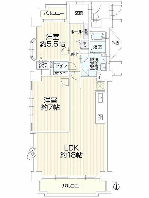 中古マンション・仲介手数料半額）グローリアス岩倉第二　３０１の間取り|間取り