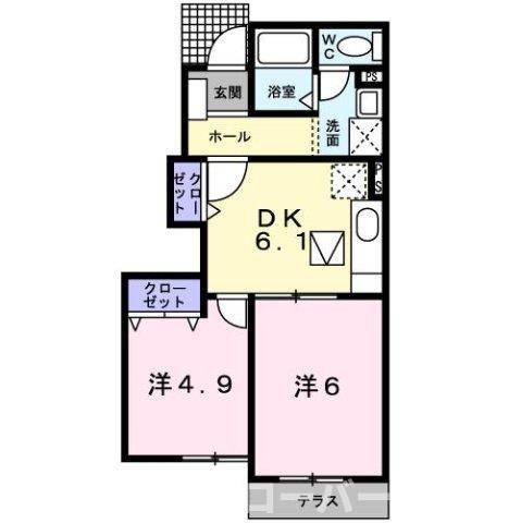 ポポラーレ・ミーチＡの間取り