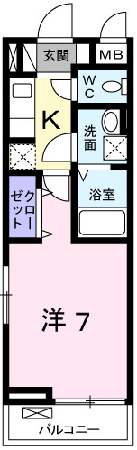 メゾンサンライズの間取り