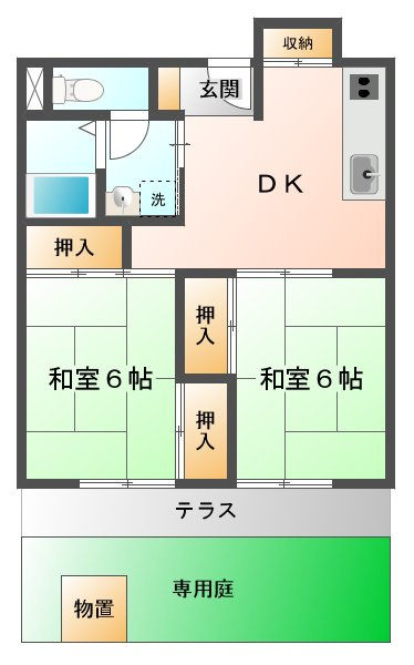 エクセル多聞の間取り