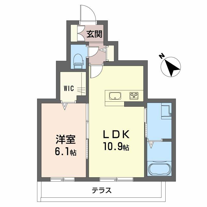 ジャルダン　ド　シャルム の間取り