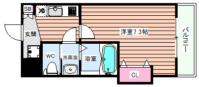 【間取り】 | ラグゼ新大阪北
