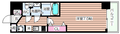 【間取り】 | Luxe新大阪α