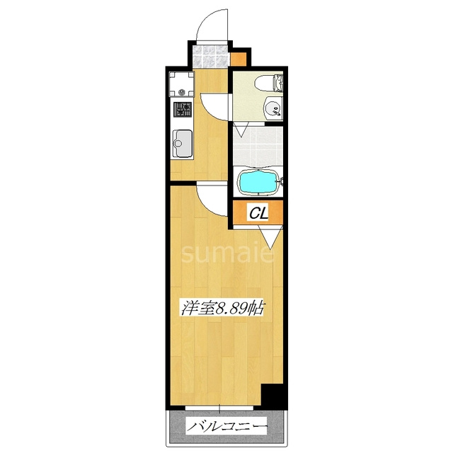 グランパークＮ.東京の間取り|南向きのお部屋です☆