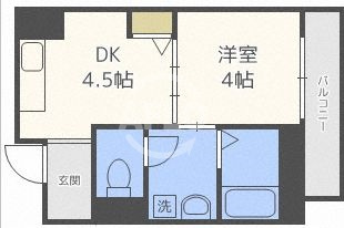 メビウス難波WESTレジデンスの間取り|メビウス難波WESTレジデンス　間取り