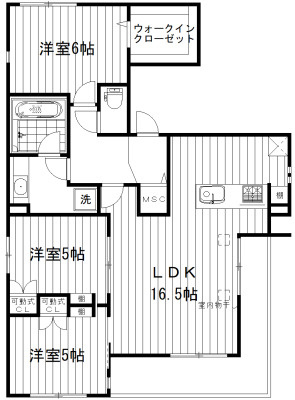 ＭＡＮＳＩＯＮ　ＫＡＺＡＮの間取り