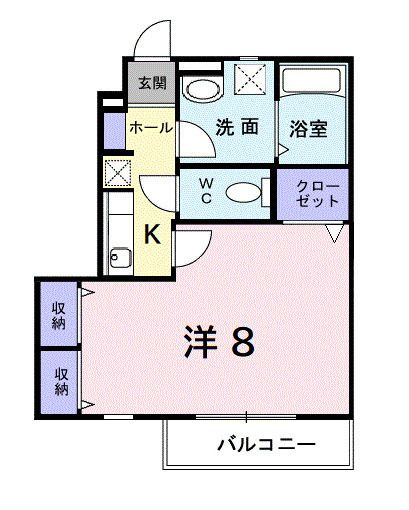 メロデイ－アの間取り