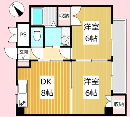 クレッセント堀の内の間取り
