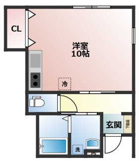 【間取り】 | URBAN CUBIC 扇ノ間Ⅶ