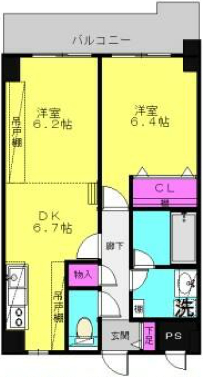 コンフォート栗原の間取り