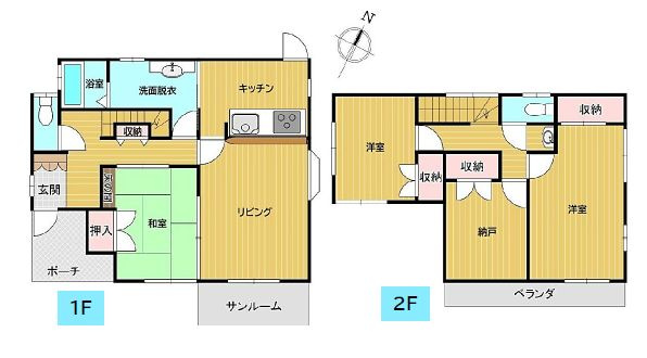 野木町友沼　3期の間取り