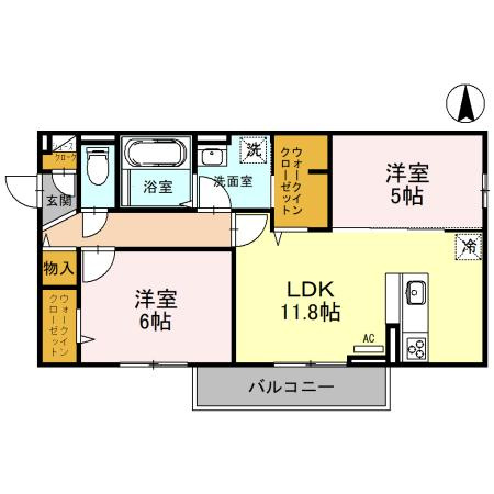 【間取り】 | ケーズメゾン松山