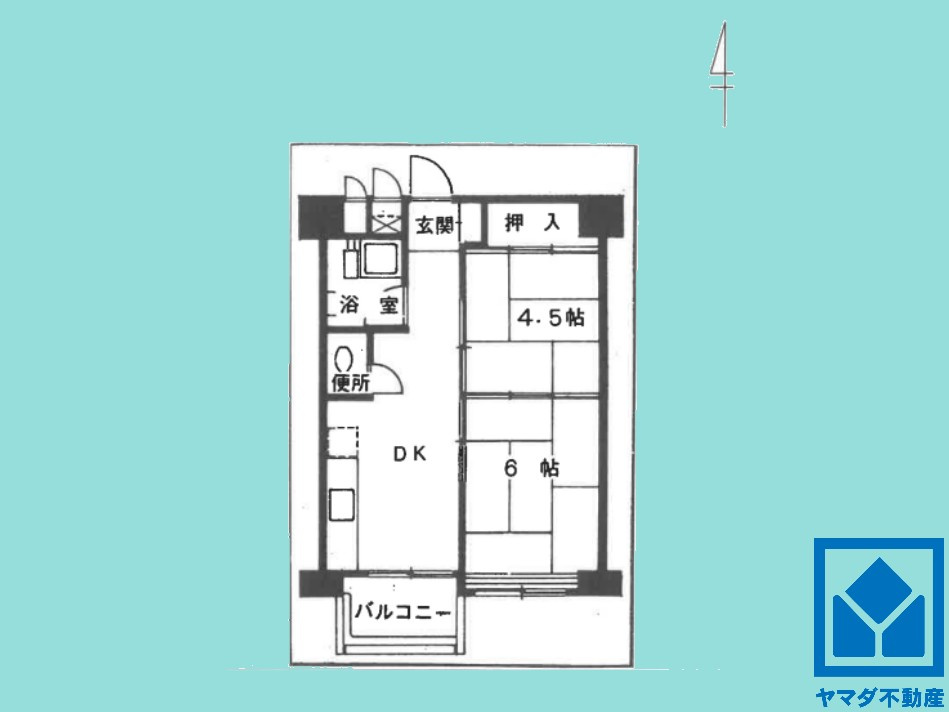 東寺ハイムの間取り