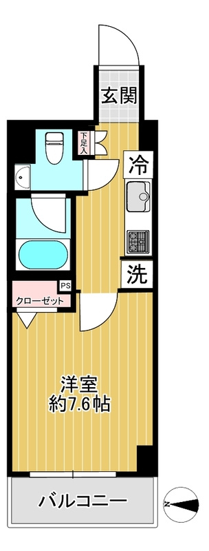 ライジングプレイス両国の間取り