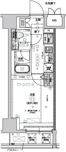 ＣＲＥＳＴ　ＴＡＰＰ新横浜の間取り