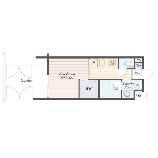 【間取り】 | B CITY APARTMENT SHINJUKU NW 