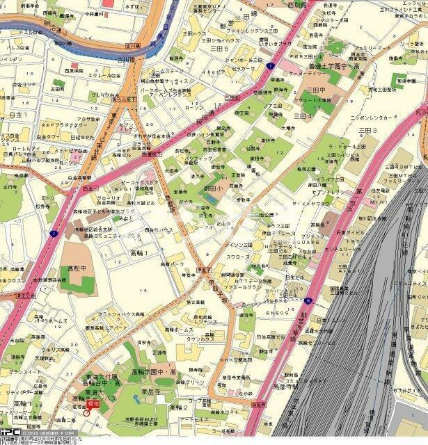 ステージファースト高輪の地図