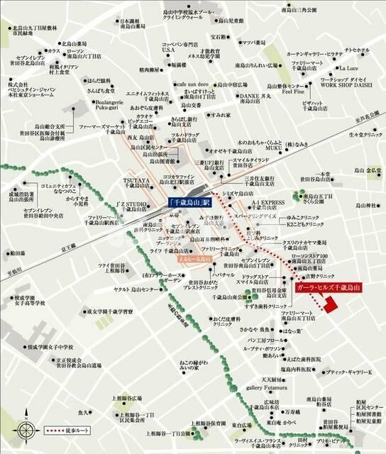 ガーラ・ヒルズ千歳烏山の地図
