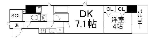 【間取り】 | スプランディッド淀屋橋DUE