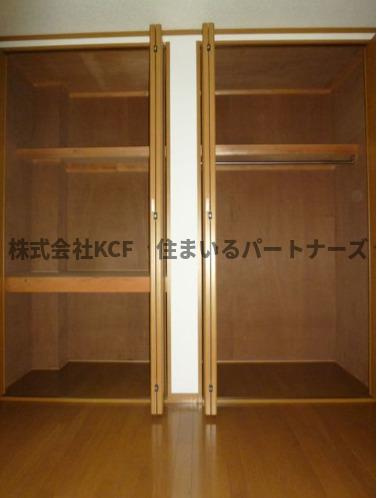 岩井川タウンハウス2の収納|収納のためのスペースです