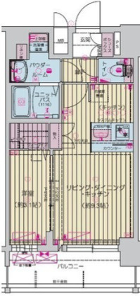 プレサンス塚本イノリアの間取り