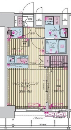 プレサンス塚本イノリアの間取り