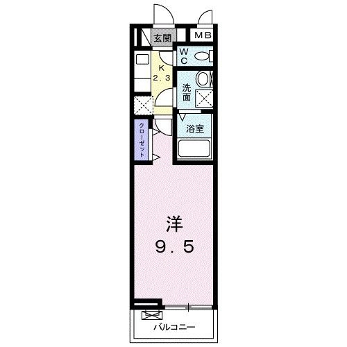 ヌーヴェル　ソレイユの間取り