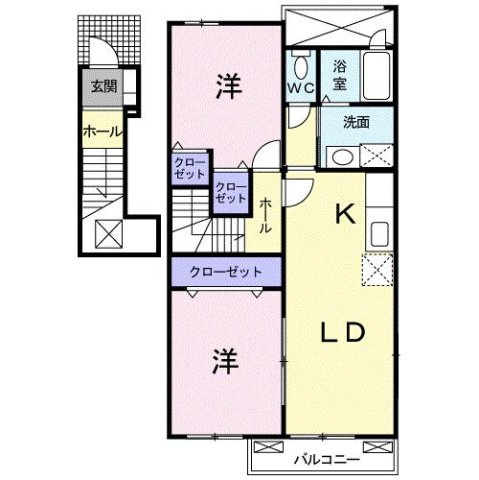 ベル　セレーノ　Ｂ棟の間取り