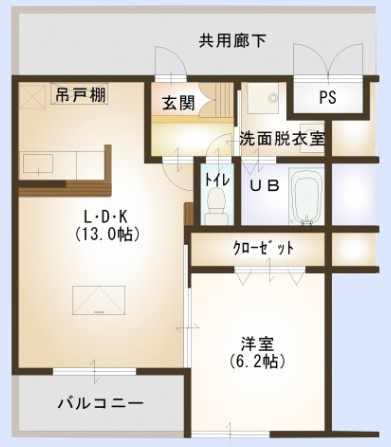 ルネス　フルーレの間取り