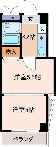 マウントセブン小西の間取り